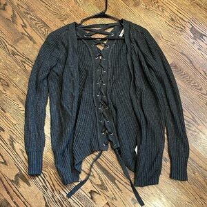 Kaisely Long Sleeve Tie Back Cardigan
